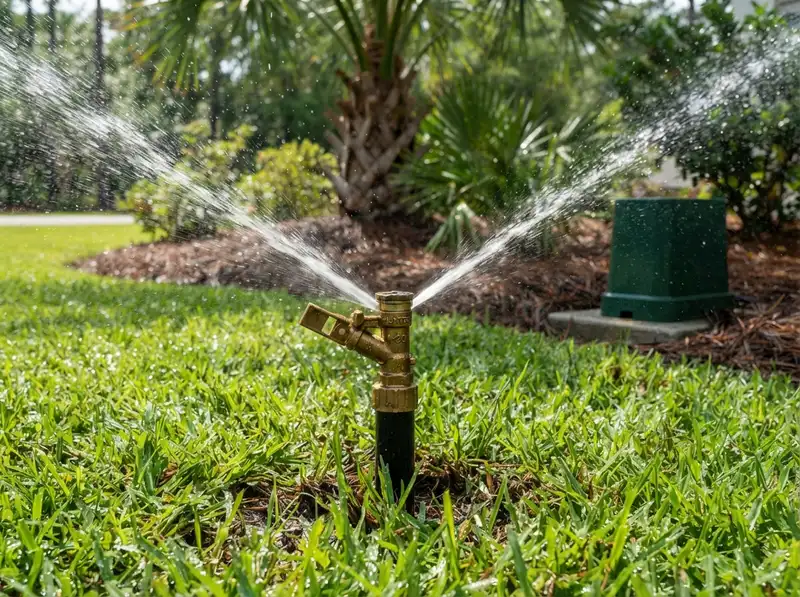 Professional irrigation system repair service